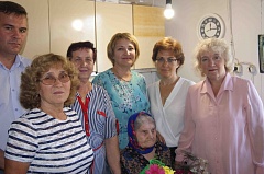 90-летний юбилей отметила участник трудового фронта Александра Новосёлова из Туртаса
